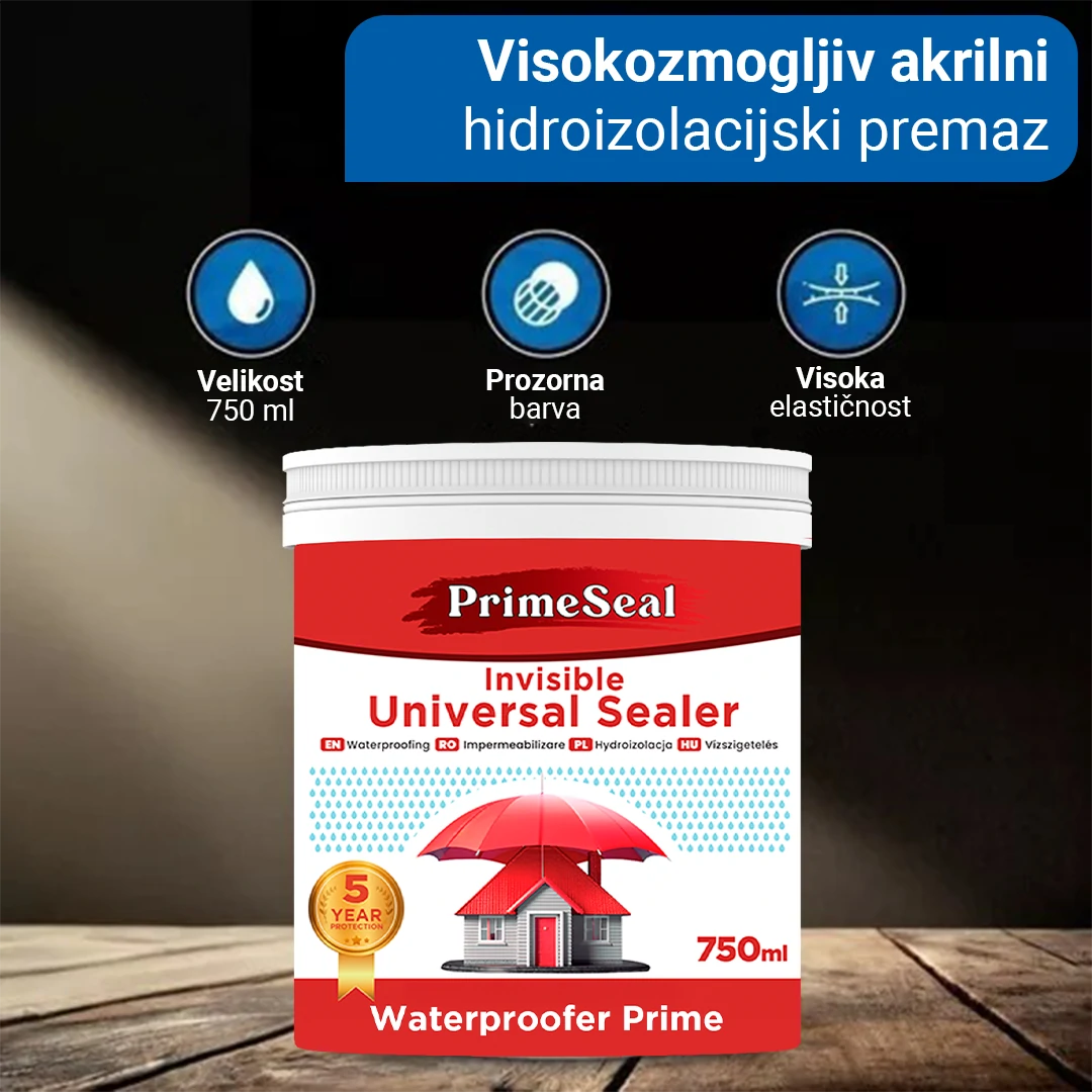 PrimeSeal | Priehľadný hydroizolant